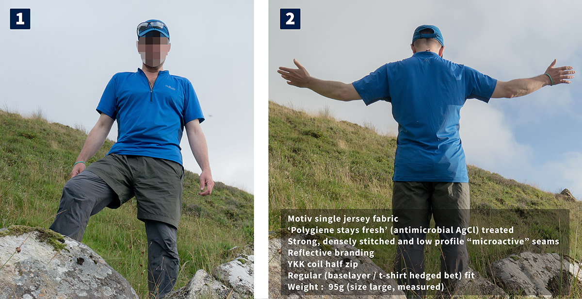The Rab Sonic's cut falls somewhere between a baselayer and a t-shirt