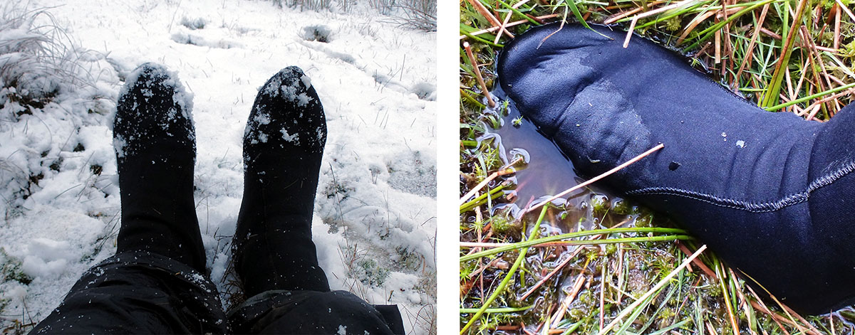 Waterproof Tent Boots with a durable sole