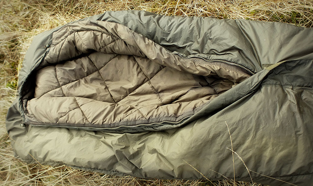 The Defence 4's very comfortable Shelltrans lining and layered quilt
