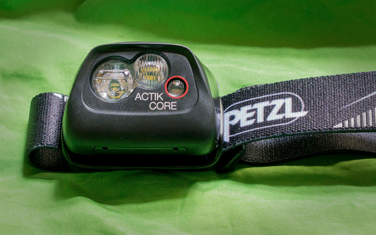 The Petzl Actik Core (Hybrid) Head Torch
